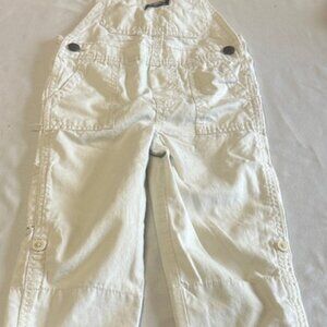 OshKosh B'gosh - Kids Gender Neutral Cream Overalls